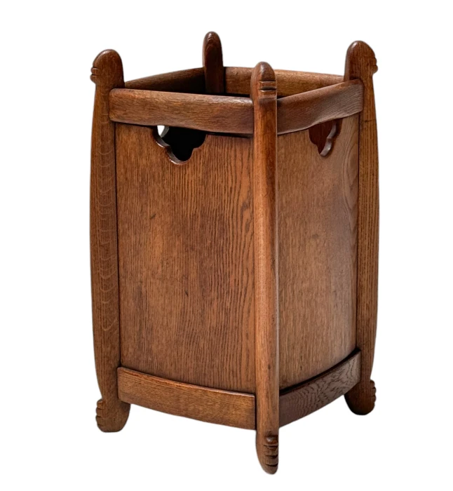 Jac. van den Bosch Art Deco Amsterdamse School Litter Basket 't Binnenhuis